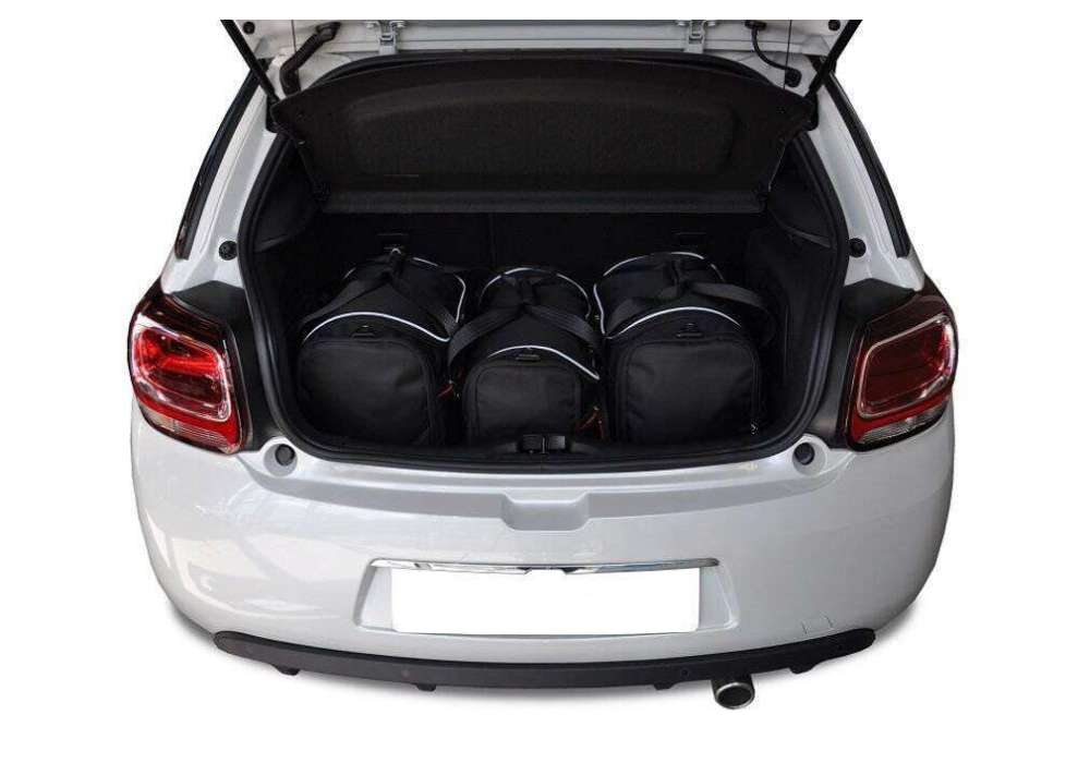 Torby do bagażnika CITROEN DS3 HATCHBACK 2009-2016 3szt KJUST