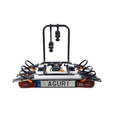 Bagażnik rowerowy na hak Aguri ACTIVE BIKE PRO 2 SILVER