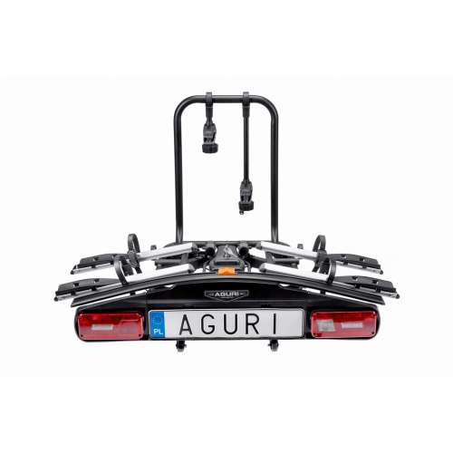 Bagażnik rowerowy na hak Aguri ACTIVE E-BIKE 2 SILVER