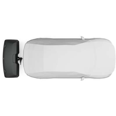 Box na hak holowniczy NA NARTY 180cm Thule ARCOS XL + platforma