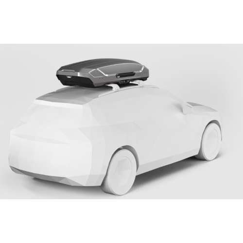 Box dachowy Thule Motion 3 XXL - srebrny tytan połysk