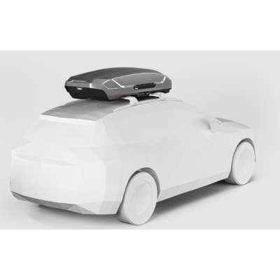 Box dachowy Thule Motion 3 XXL - srebrny tytan połysk