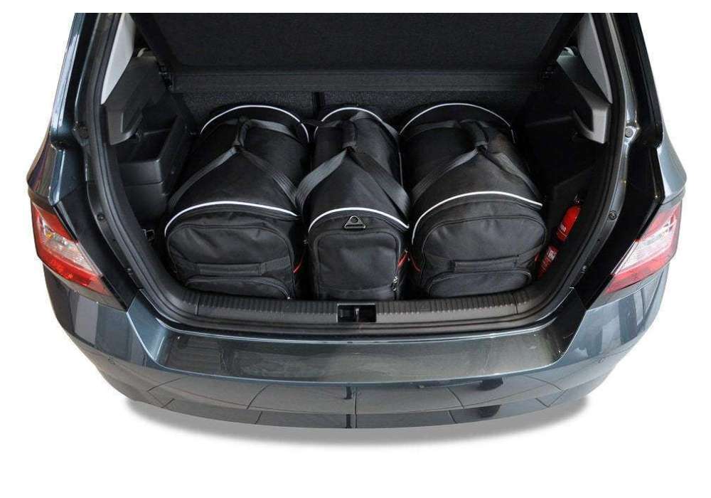 Torby do bagażnika SKODA FABIA HATCHBACK 2014-2021 3szt KJUST