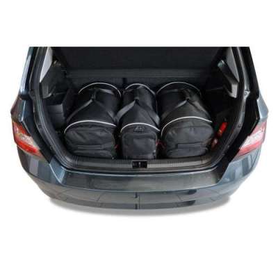 Torby do bagażnika SKODA FABIA HATCHBACK 2014-2021 3szt KJUST