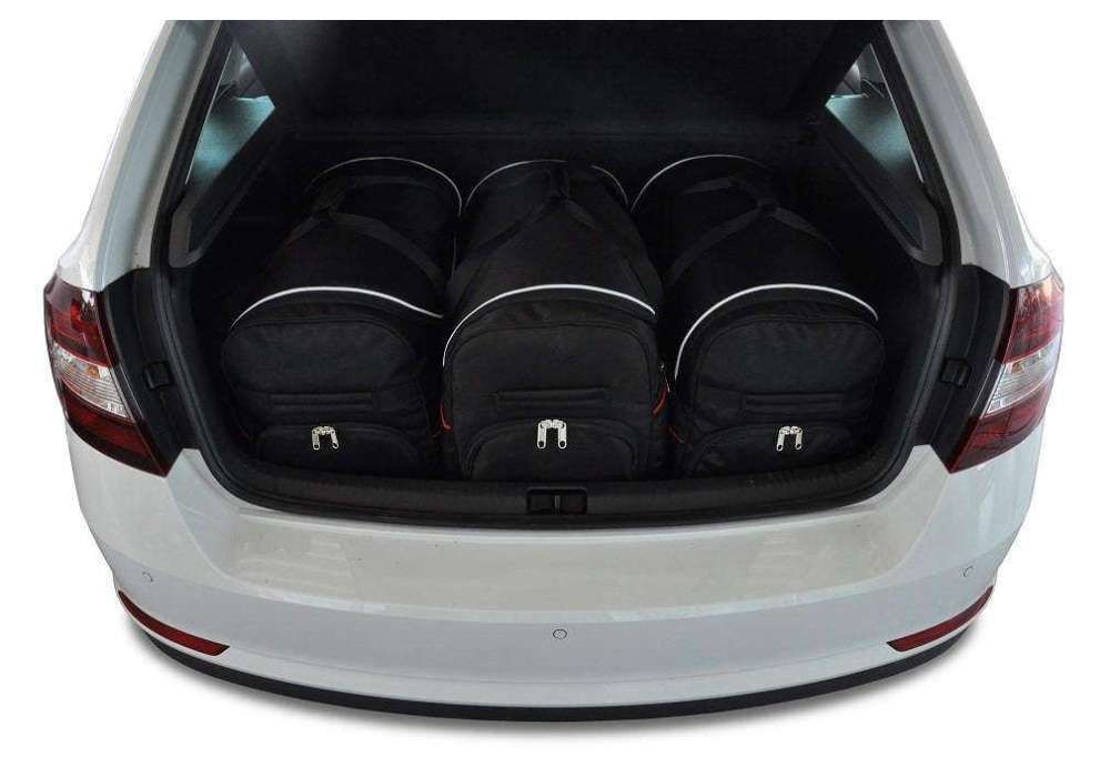 Torby do bagażnika SKODA RAPID SPACEBACK 2012-2018 3szt KJUST
