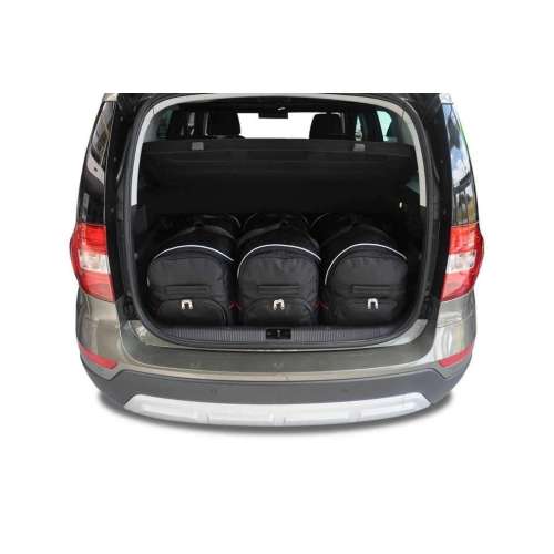 Torby do bagażnika SKODA YETI 2009-2017 3szt KJUST