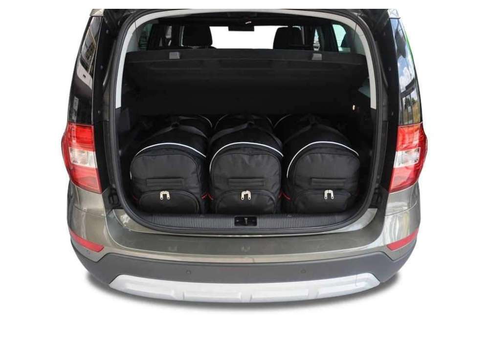 Torby do bagażnika SKODA YETI 2009-2017 3szt KJUST